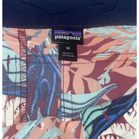 Patagonia 51884 Women's Multicolor Floral Leafy 5" Wavefarer Boardshorts Size 10 - Picture 4 of 9